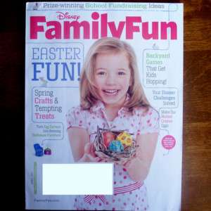 Disney Family Fun April 2011 Easter Kids Magazine  