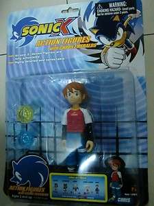 SONIC CHRIS ACTION FIGURE WITH CHAOS EMERALD 5 NEW MOC  