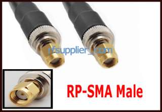 Type Plug to RP SMA Plug Pigtail Cable LMR 400 5M  