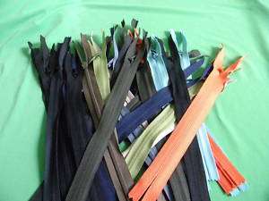 50 Pcs 4 8 Invisible Zippers Assorted Color Ykk+Other  