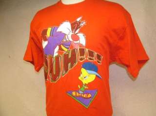 1997 LOONEY TUNES t shirt SYLVESTER, TWEETY BIRD XL  