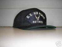 VETERAN BALL CAP U.S. AIR FORCE RETIRED   NEW EMBLEM  