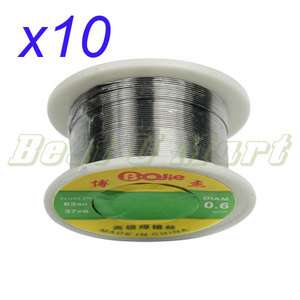 Lot 10 Rolls 0.6mm Tin Lead Soldering Solder Wire Rosin Core US  