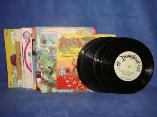Lot of 19 VINTAGE 50s/60s Childrens Records 45 & 78  