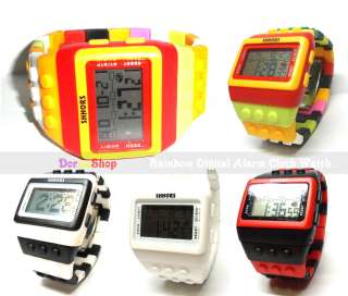   Digital Alarm Clock Sports Watch for kid boy girl Gift *Zebra  
