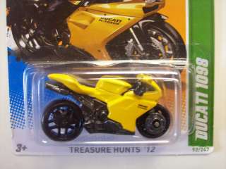 2012 HW Treasure Hunts Ducati 1098 in yellow 52/247  