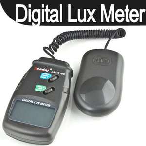 Range Digital 50,000 Lux Meter Photometer Luxmeter  