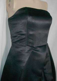 EXPRESS 8 BLACK STRAPLESS BUBBLE DRESS Bridesmaid Short  
