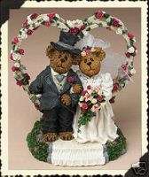 Boyds Bearstone #2277930 Doug and JillDay to Remember, 1st Ed Bride 