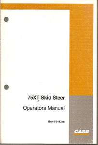 Case 75XT Skid Steer Operators Manual  