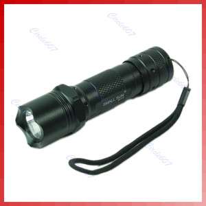 Black Pocket LED Bulb Light Hand Torch Flashlight 7W  