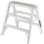 Louisville Ladder 4 ft. Aluminum Step Ladder 300 lb. Load Capacity 