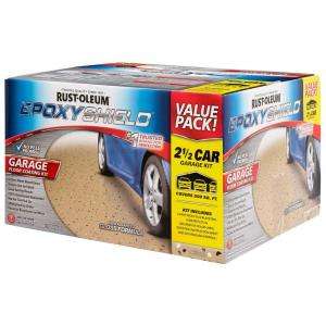 Rust Oleum EPOXYShield 2 Gallon Tan High Gloss 2 Part Epoxy Garage 