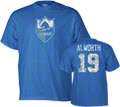 Lance Alworth San Diego Chargers Powder Blue Vintage Name & Number Tee