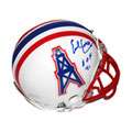 Earl Campbell Houston Oilers Autographed Throwback Mini Helmet with 