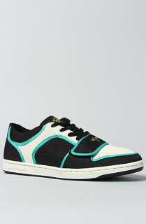 Creative Recreation The Cesario Lo Sneaker in Black Cloud Turquoise 