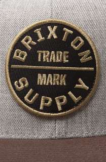 Brixton The Oath III Hat in Heather Grey Brown  Karmaloop 