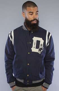 10 Deep The Division Baseball Jacket in Navy  Karmaloop   Global 