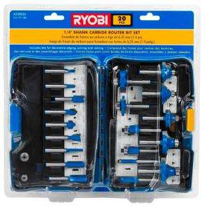 Ryobi 20 Piece Router Bit Set A25RS20RV1 