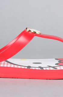 Hello Kitty Footwear The Zoe Flip Flop in Red  Karmaloop   Global 
