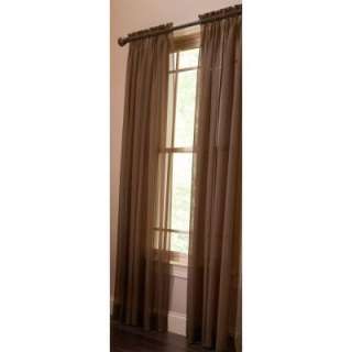   Tilled Soil Fine Sheer Rod Pocket Curtain 1609891 