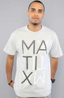 Matix The Reciprocal Tee in Silver  Karmaloop   Global Concrete 