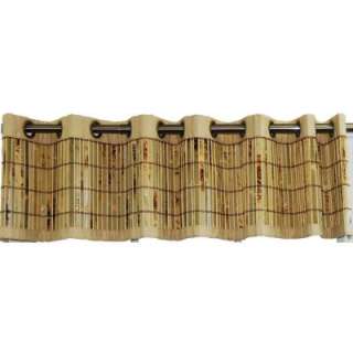Versailles Home Fashions 72 in. x 12 in. Green Bamboo Valance BP037212 