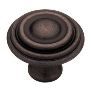 Liberty 1 1/2 in. Ringed Cabinet Hardware Knob PBF524Y VBR C at The 
