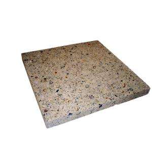 Earth Surfaces of America 24 in. x 24 in. Paver Buff with Shells and 