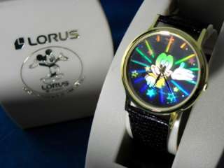 NOS VINTAGE LORUS 3 D HOLOGRAM MICKEY MOUSE WATCH  