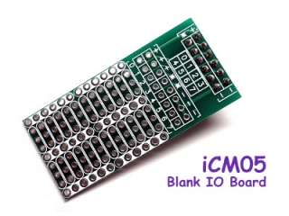 Free iCM02   8 x LEDs Module Schematic Free iCM05   Blank IO Board 