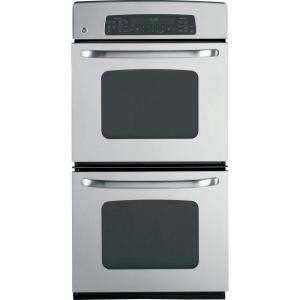 GE 27 In. Electric Convection Double Wall Oven in Stainless Steel 