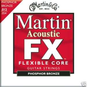 Martin FX Flexible Core Acoustic Strings 12 54 MFX740  