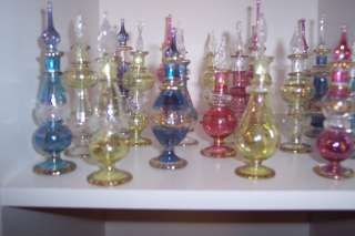 Egyptian perfume bottles, one 4 to 5 color choice  