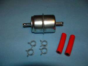 Fuel Filter Universal Inline 5/16 with clamps and hose  