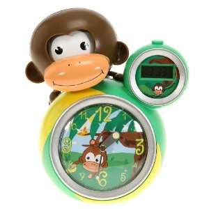 BABY ZOO Sleeptrainer Kinderwecker Kinderuhr Wecker Uhr Affe Jungel 