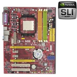 MSI K9N4 SLI F Motherboard   NVIDIA, Socket AM2, ATX, Audio, PCI 