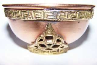 COPPER TRIQUETRA OFFERING AND BINDING BOWL C5/T3  