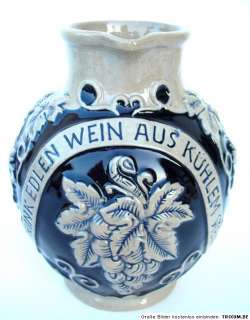 Bembel Weinkrug Deko Vase Steinzeug Sammler Antik Alt  