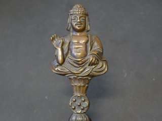 alter Brieföffner Buddha in Bronze  