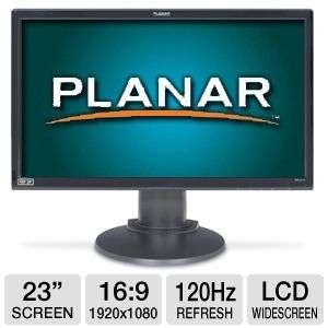 Planar SA2311W 23 Widescreen HD LCD Monitor   1080p, 1920x1080, 169 