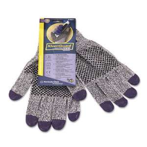 G60 Purple Nitrile Gloves, X Large/Size 10, Black/White, Pair at 