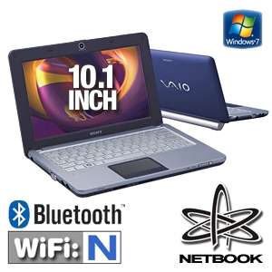 Sony VAIO VPCW211AX/L Netbook   Intel Atom N450 1.66GHz, 1GB DDR2 