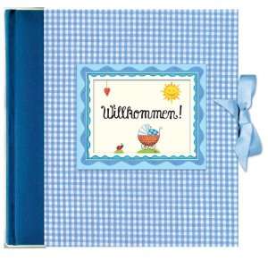 Willkommen Babyalbum blau  Anne Mußenbrock Bücher