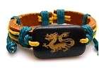 Wholesale hand woven ethnic jewelry Tibetan leather bracelet dragon 
