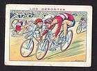 Cycling Bicycle Rare 1930s Comic Sports Card Spain