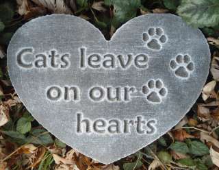   prints on our hearts plaque plastic garden casting plaque mold  