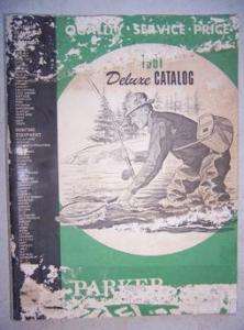 1961 Parker Fishing Hunting Catalog Reels Rods Rifles j  