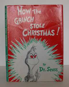 DR. SEUSS How the Grinch Stole Christmas FIRST EDITION  