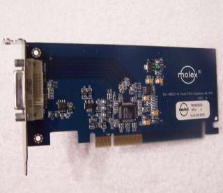 Molex ADD2 N DVI Card, PCI Express 4X ATX, Low Profile Bracket (P/N 